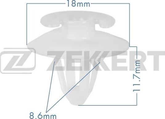 Zekkert BE-1214 - Kopča ukrasna/zaštitna lajsna www.molydon.hr