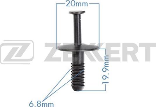 Zekkert BE-3545 - Kopča ukrasna/zaštitna lajsna www.molydon.hr