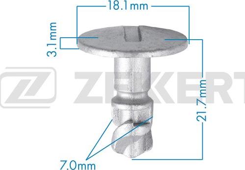 Zekkert BE-3582 - Kopča ukrasna/zaštitna lajsna www.molydon.hr