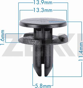 Zekkert BE-3722 - Kopča ukrasna/zaštitna lajsna www.molydon.hr