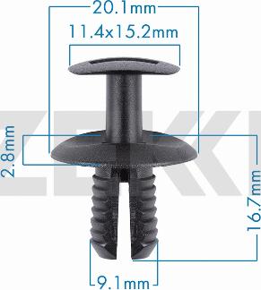 Zekkert BE-3727 - Kopča ukrasna/zaštitna lajsna www.molydon.hr