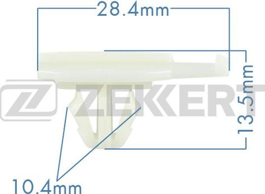 Zekkert BE-2149 - Kopča ukrasna/zaštitna lajsna www.molydon.hr