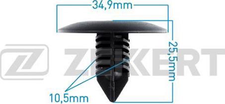 Zekkert BE-2381 - Kopča ukrasna/zaštitna lajsna www.molydon.hr