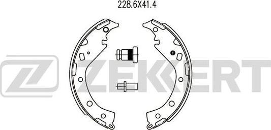 Zekkert BK-4463 - Komplet kočnica, bubanj kočnice www.molydon.hr