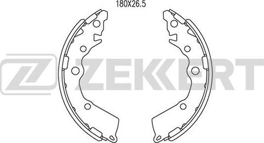 Zekkert BK-4094 - Komplet kočnica, bubanj kočnice www.molydon.hr