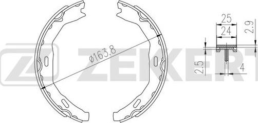 Zekkert BK-4326 - Komplet kočnica, bubanj kočnice www.molydon.hr