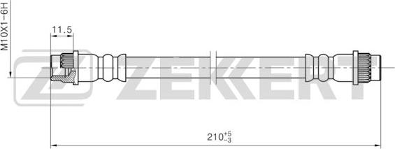 Zekkert BS-9456 - Kočiono crijevo, lajtung www.molydon.hr