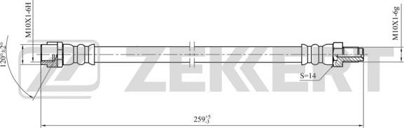 Zekkert BS-9451 - Kočiono crijevo, lajtung www.molydon.hr