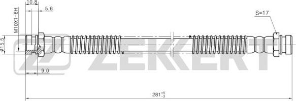 Zekkert BS-9453 - Kočiono crijevo, lajtung www.molydon.hr