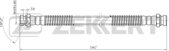 Zekkert BS-9452 - Kočiono crijevo, lajtung www.molydon.hr