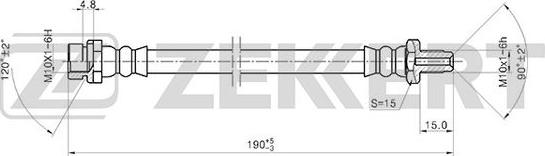 Zekkert BS-9402 - Kočiono crijevo, lajtung www.molydon.hr