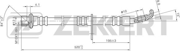 Zekkert BS-9434 - Kočiono crijevo, lajtung www.molydon.hr