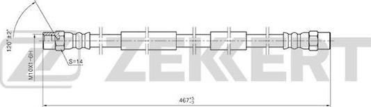 Zekkert BS-9421 - Kočiono crijevo, lajtung www.molydon.hr