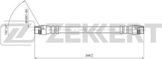 Zekkert BS-9423 - Kočiono crijevo, lajtung www.molydon.hr