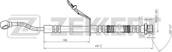 Zekkert BS-9474 - Kočiono crijevo, lajtung www.molydon.hr