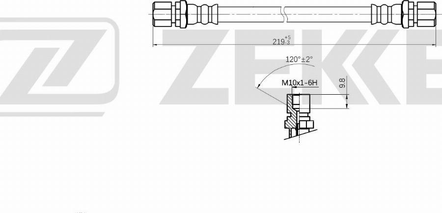 Zekkert BS-9545 - Kočiono crijevo, lajtung www.molydon.hr