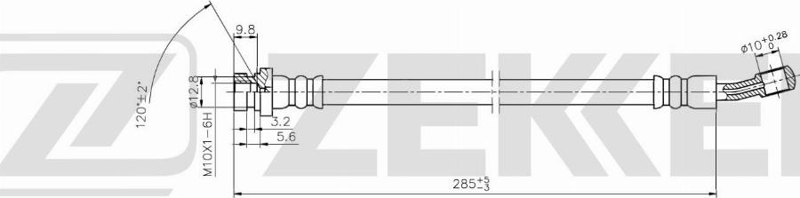 Zekkert BS-9558 - Kočiono crijevo, lajtung www.molydon.hr