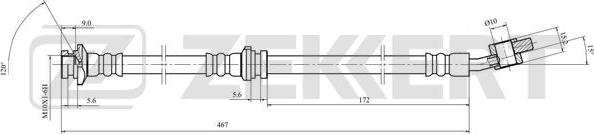 Zekkert BS-9514 - Kočiono crijevo, lajtung www.molydon.hr