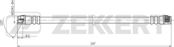 Zekkert BS-9518 - Kočiono crijevo, lajtung www.molydon.hr