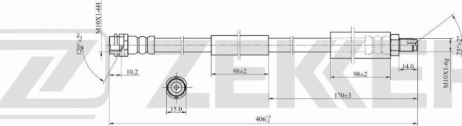 Zekkert BS-9534 - Kočiono crijevo, lajtung www.molydon.hr