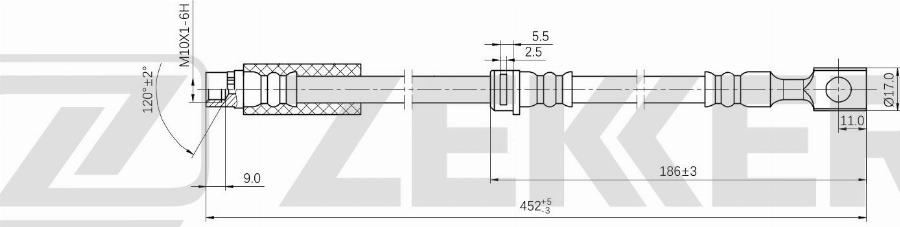 Zekkert BS-9538 - Kočiono crijevo, lajtung www.molydon.hr