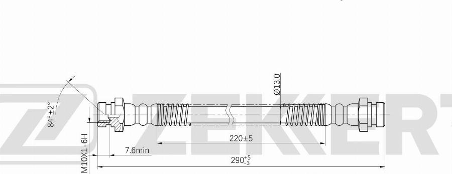 Zekkert BS-9571 - Kočiono crijevo, lajtung www.molydon.hr