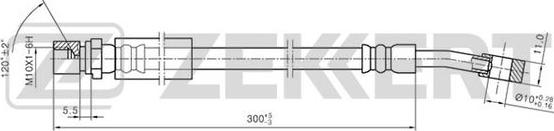 Zekkert BS-9081 - Kočiono crijevo, lajtung www.molydon.hr