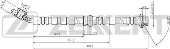 Zekkert BS-9033 - Kočiono crijevo, lajtung www.molydon.hr