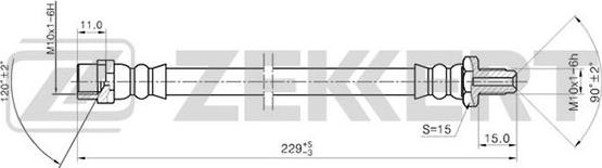 Zekkert BS-9194 - Kočiono crijevo, lajtung www.molydon.hr