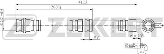 Zekkert BS-9143 - Kočiono crijevo, lajtung www.molydon.hr