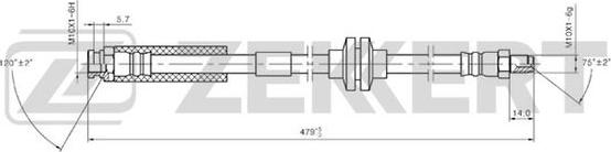 Zekkert BS-9249 - Kočiono crijevo, lajtung www.molydon.hr