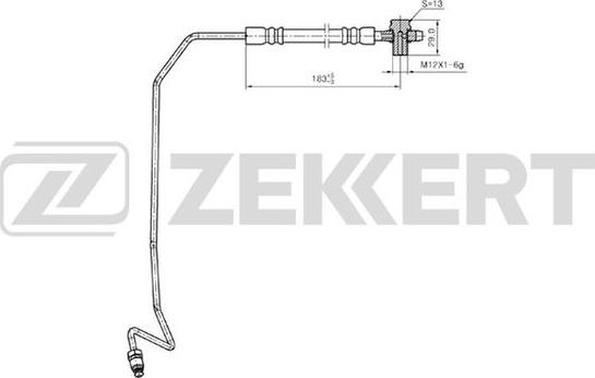 Zekkert BS-9245 - Kočiono crijevo, lajtung www.molydon.hr