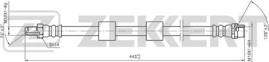 Zekkert BS-9208 - Kočiono crijevo, lajtung www.molydon.hr