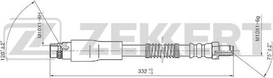 Zekkert BS-9286 - Kočiono crijevo, lajtung www.molydon.hr