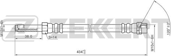 Zekkert BS-9270 - Kočiono crijevo, lajtung www.molydon.hr