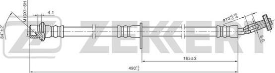 Zekkert BS-9277 - Kočiono crijevo, lajtung www.molydon.hr