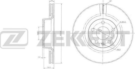 Zekkert BS-5921 - Kočioni disk www.molydon.hr