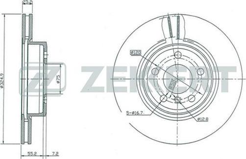 Zekkert BS-5410 - Kočioni disk www.molydon.hr