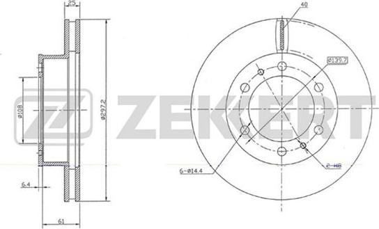 Zekkert BS-5648 - Kočioni disk www.molydon.hr