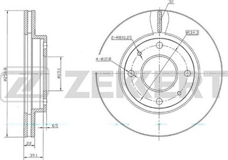 Zekkert BS-5680 - Kočioni disk www.molydon.hr