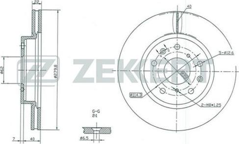 Zekkert BS-5045 - Kočioni disk www.molydon.hr