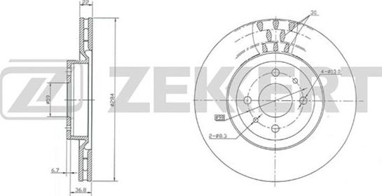 Zekkert BS-5011 - Kočioni disk www.molydon.hr