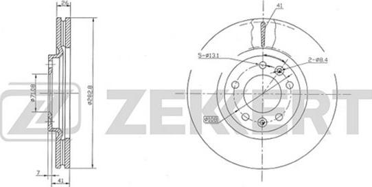 Zekkert BS-5038 - Kočioni disk www.molydon.hr