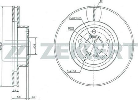 Zekkert BS-5181 - Kočioni disk www.molydon.hr