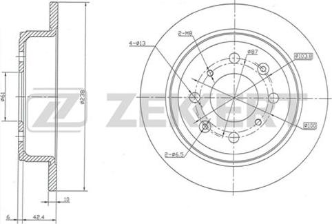 Zekkert BS-5131 - Kočioni disk www.molydon.hr