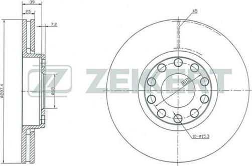 Zekkert BS-5360 - Kočioni disk www.molydon.hr