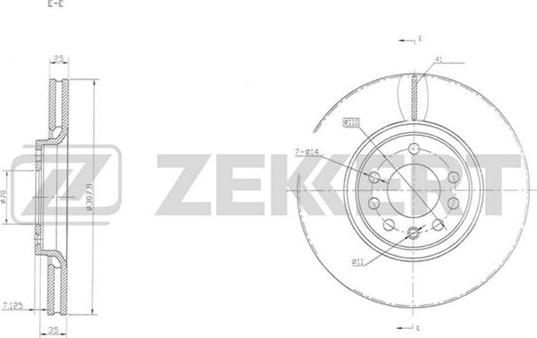 Zekkert BS-5294 - Kočioni disk www.molydon.hr