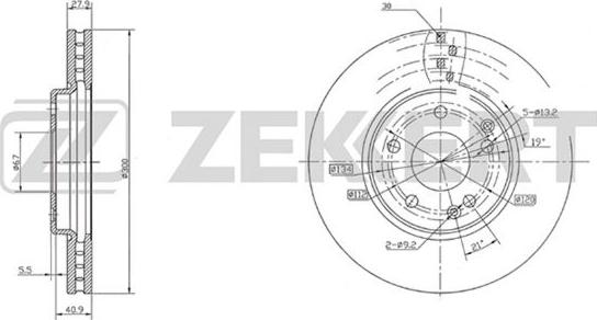 Zekkert BS-5201 - Kočioni disk www.molydon.hr