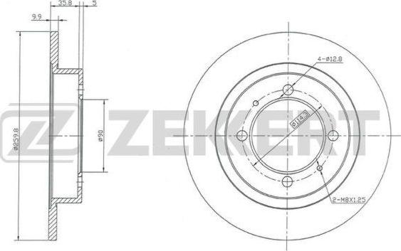 Zekkert BS-5225 - Kočioni disk www.molydon.hr