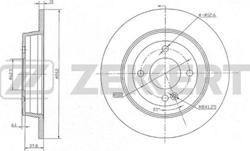 Zekkert BS-5275 - Kočioni disk www.molydon.hr